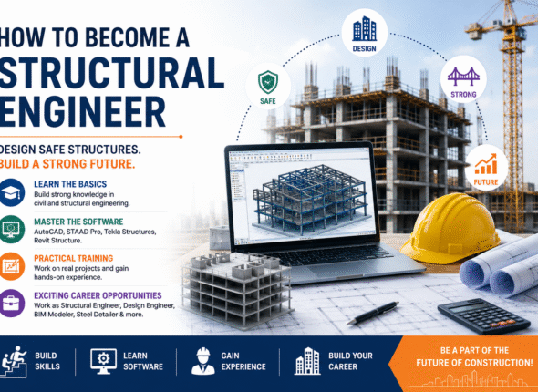 Steel structural engineer working on a steel building model using Tekla Structures and structural engineering software